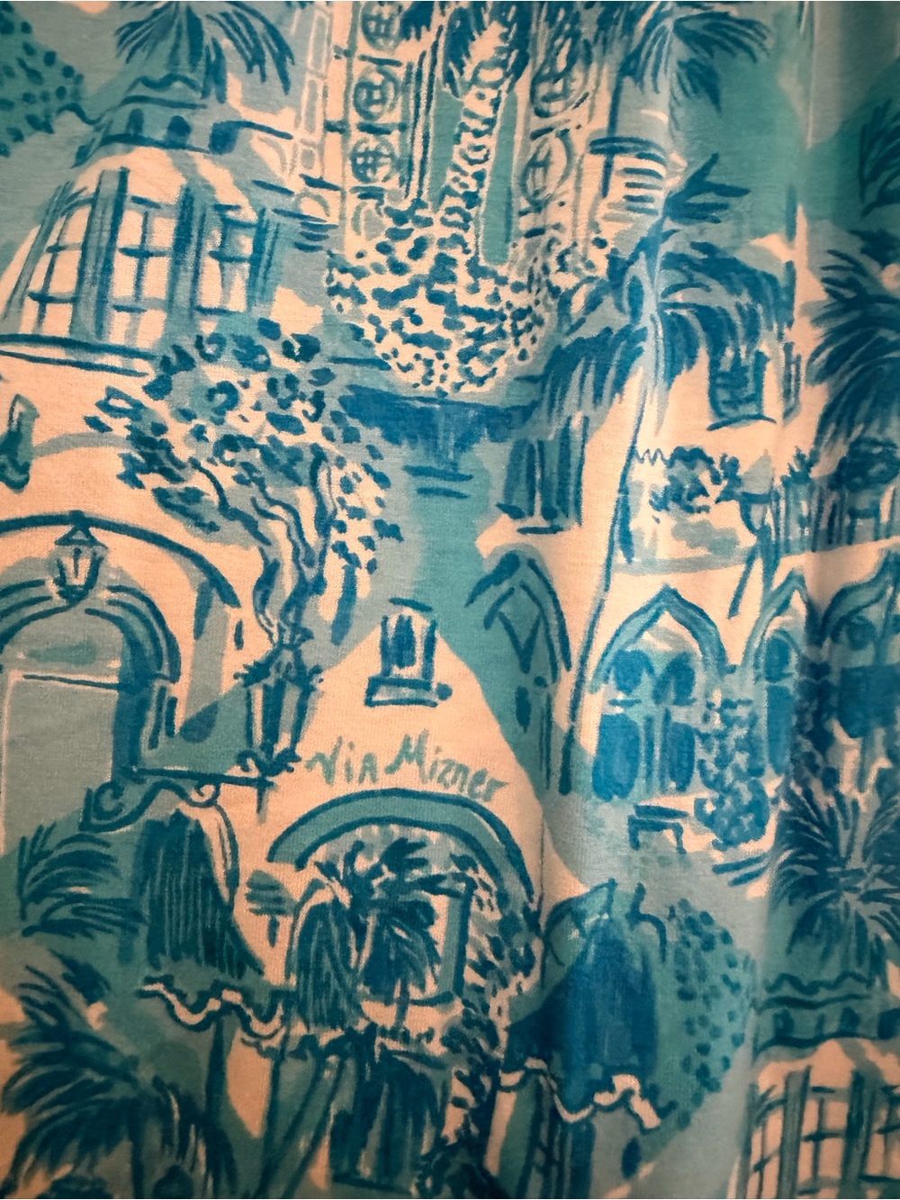 Lilly Pulitzer Parigi romper Amalfi Blue Sunny State of Mind M - Picture 4 of 4